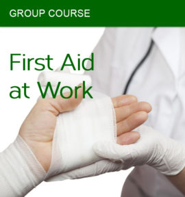 group first aid at work course