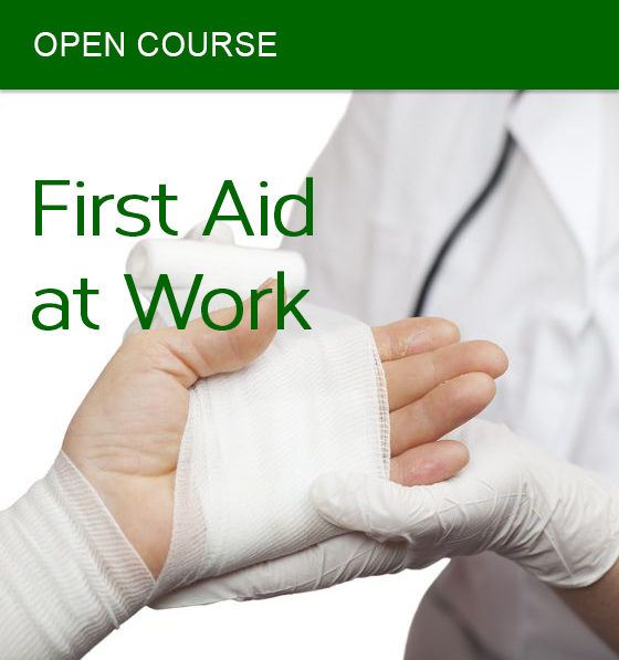 open first aid at work course