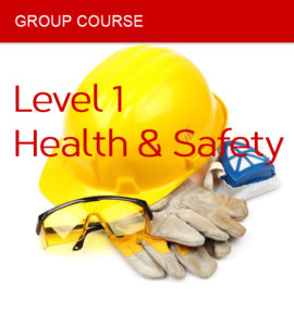 group course health safety level 1
